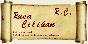 Rusa Cilikan vizit kartica